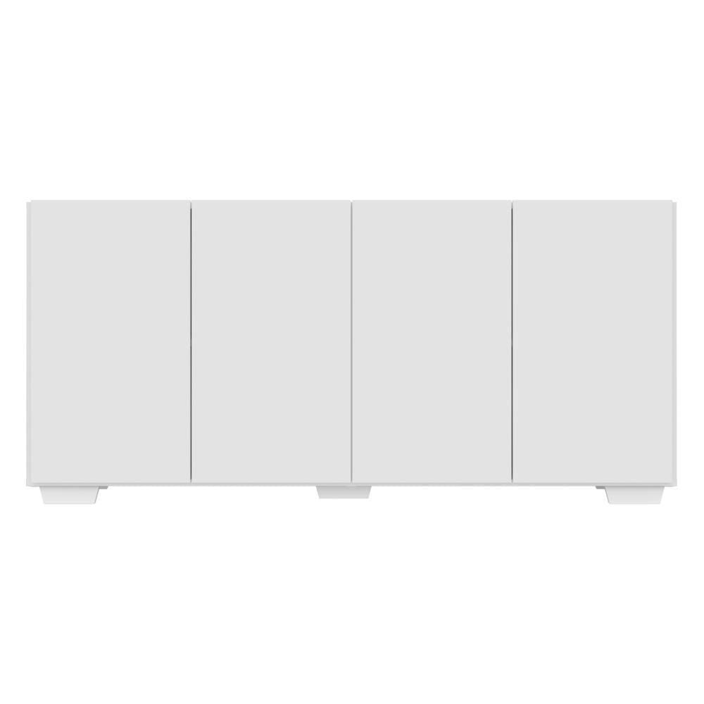 Aparador Buffet Multimóveis Veneza 4 Portas Branco