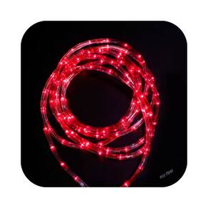Mangueira Led Redonda 10m 8 Funções Decoração Natal Uso Externo Vermelho Bivolts