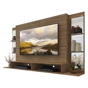 Painel Com Espelho Para Tv Até 60´´ Nairóbi Fg3150 Madeirado