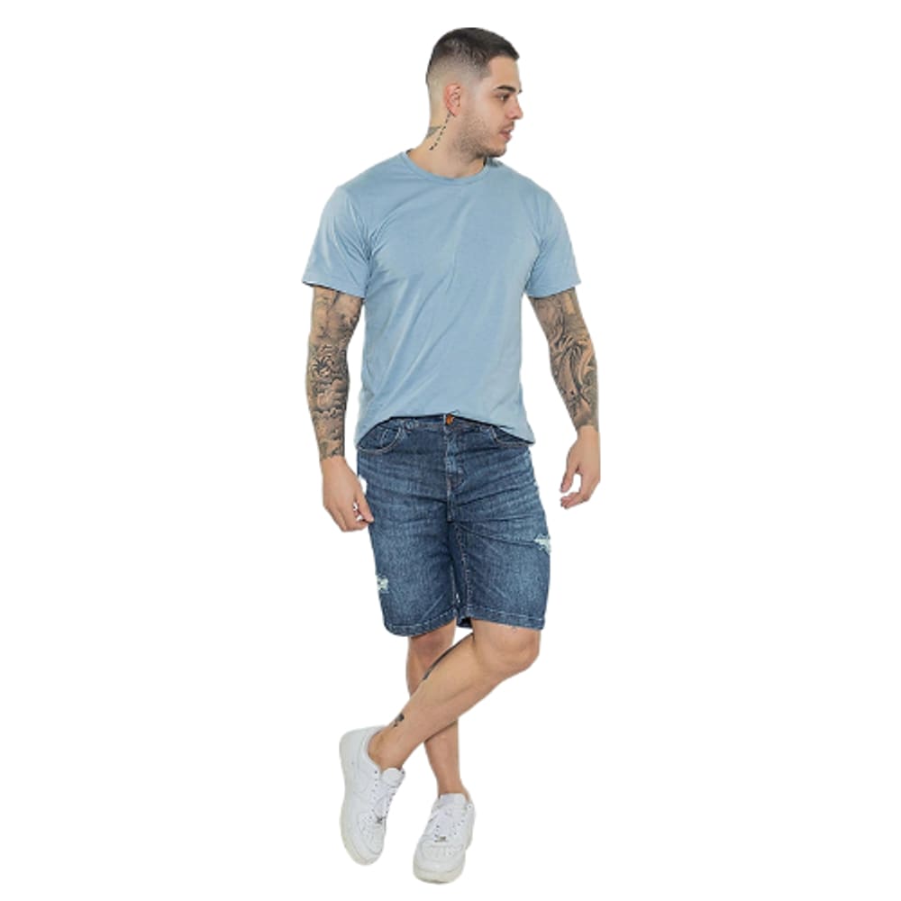Bermuda Jeans Masculina 