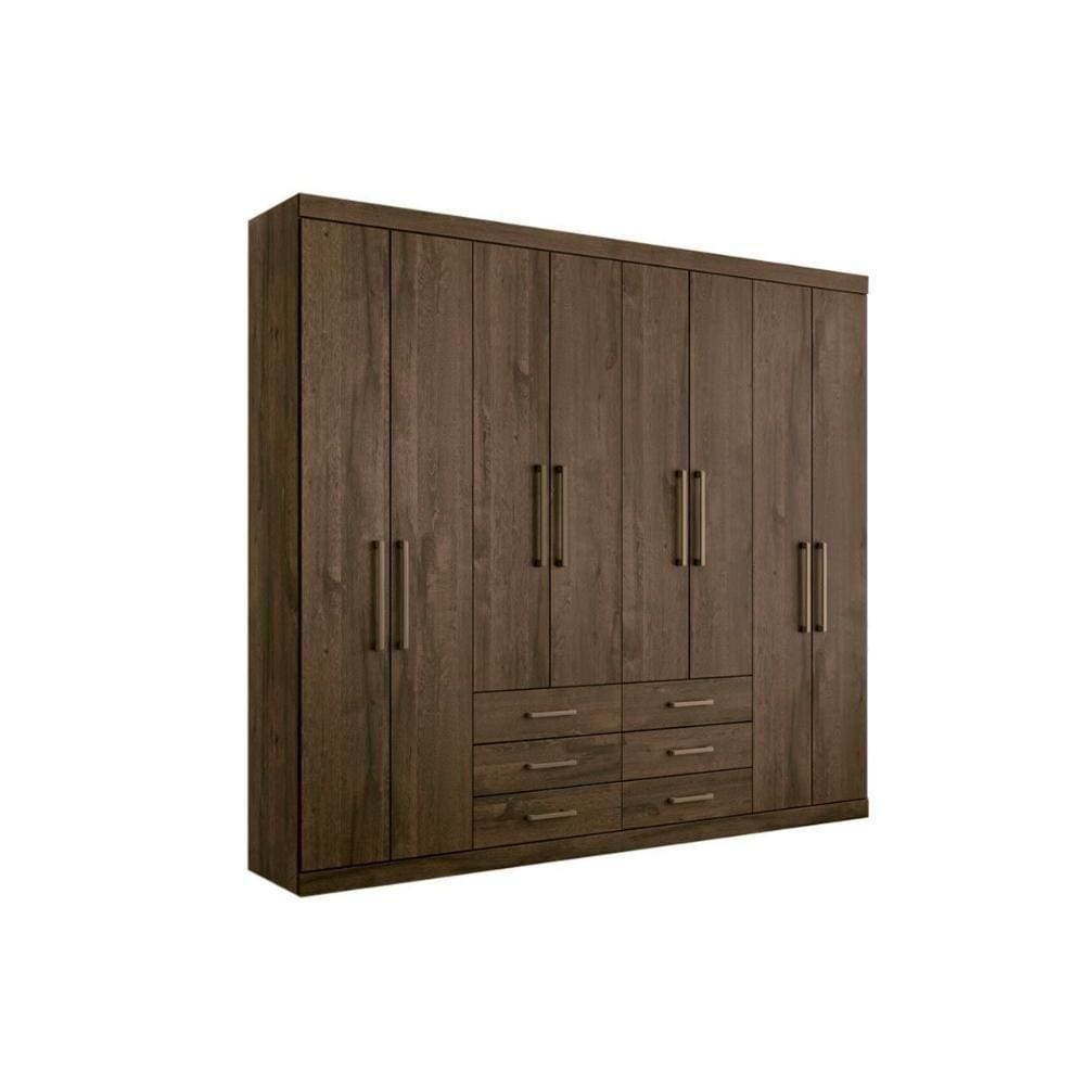 Guarda Roupa Casal 8 Portas E 6 Gavetas Master 8.6 Atacama - Santos Andirá