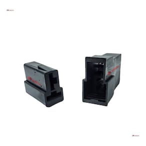 Conector 2 Vias Macho Fêmea T Preto Conjunto Com 25 Pares