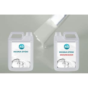 Resina Epóxi 1Kg + Cor Sólida Branco Papiro Ral9018 Ag Alta