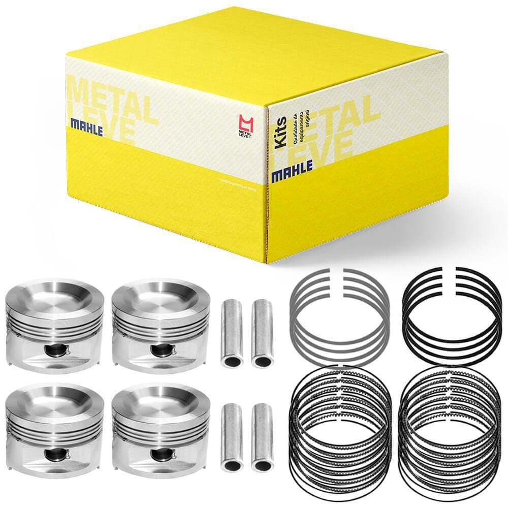 Kit Pistão Anel Std C3 Peugeot 206 207 2006 A 2015 Flex
