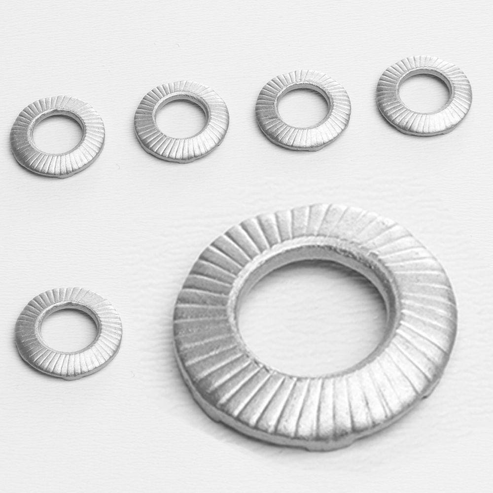 Arruela De Contato M8 Estria S/ Dente Nfe 25511 Geomet 100Un