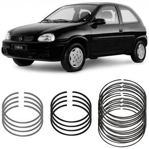 Jogo Anel Segmento Chevrolet Corsa 1.6 94 A 2001 Metal Leve