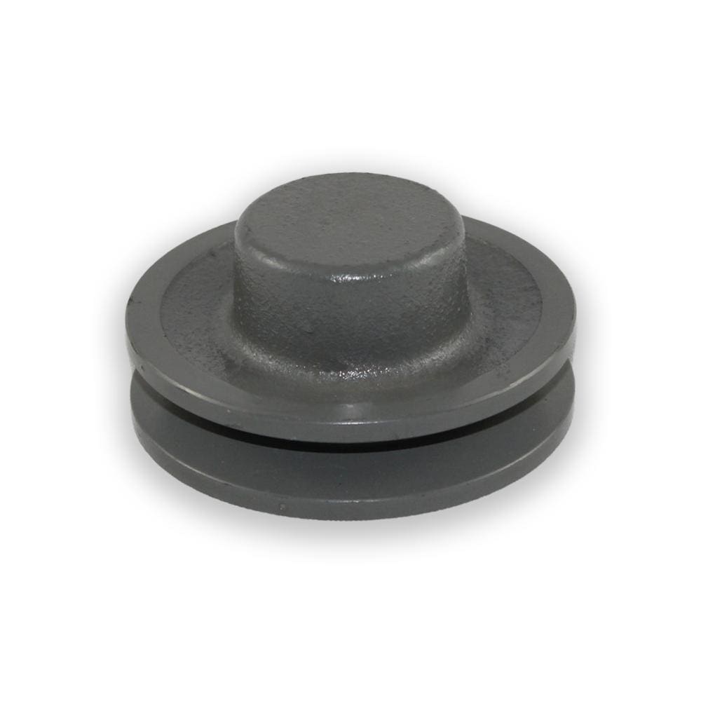 Polia de Ferro Fundido 150mm 1 Canal Perfil A Cinza