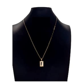 Colar Carti 2mm Pingente Com A Inicial Da Letra F