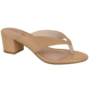 Tamanco Feminino Dedo Beira Rio 8246.1159 Napa Salto Baixo