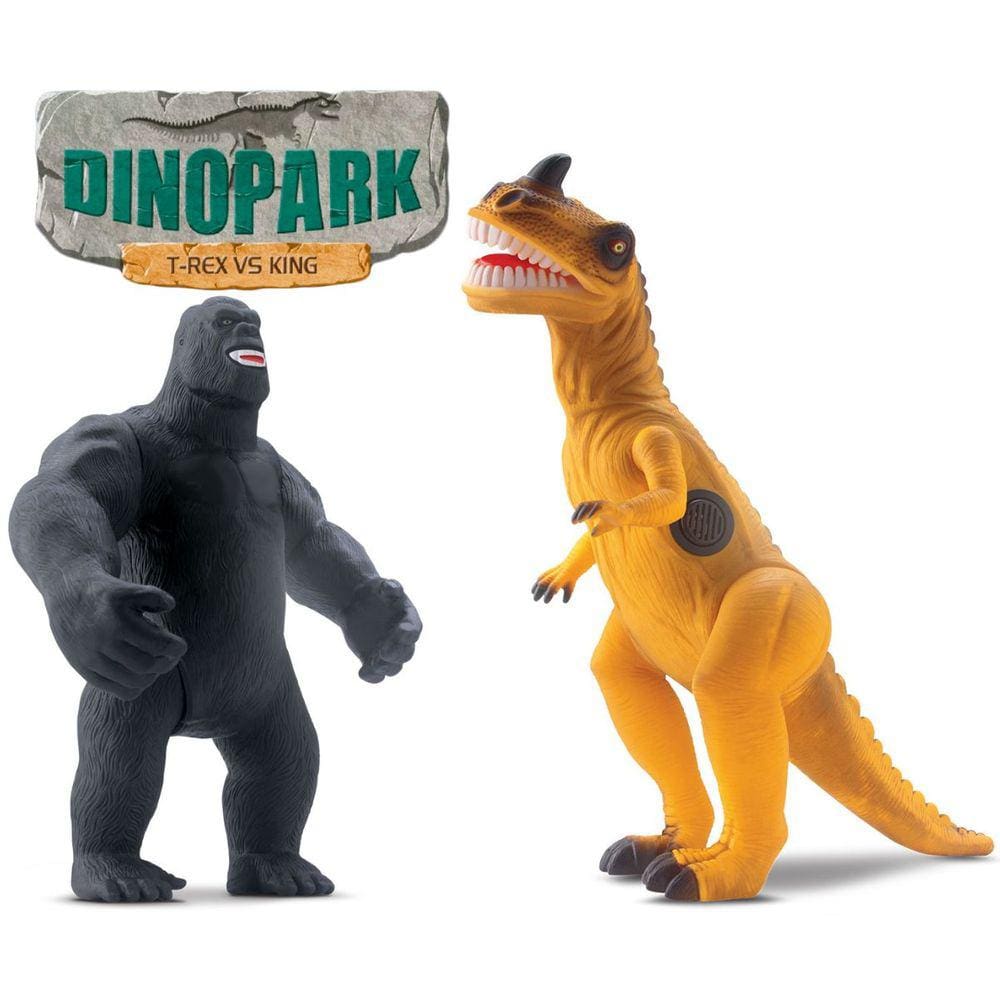 Dinossauro de Brinquedo Tiranossauro Rex - Emite Som e Luz com