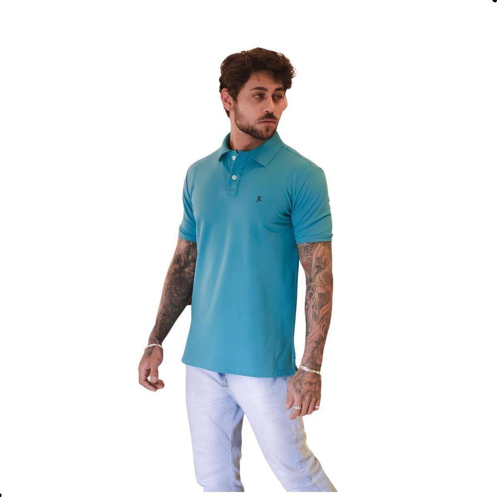 Camiseta john john masculina logo colorfull branca