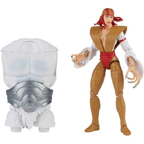 Boneco Hasbro Lady Deathstrike, Build-A-Figure, design premium