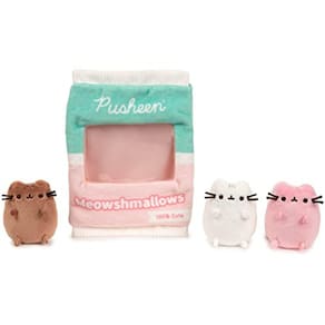 Bolsa Pusheen Meowshmallows, mini pelúcia, bichos de pelúcia, maiores de 8 anos, rosa/verde, 7,5"