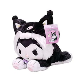 Bicho de pelúcia My Melody, boneca Kuromi para crianças (preta)
