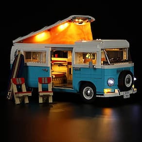 Luz LED para modelo de blocos de construção VW T2 Bus - nenhum modelo definido