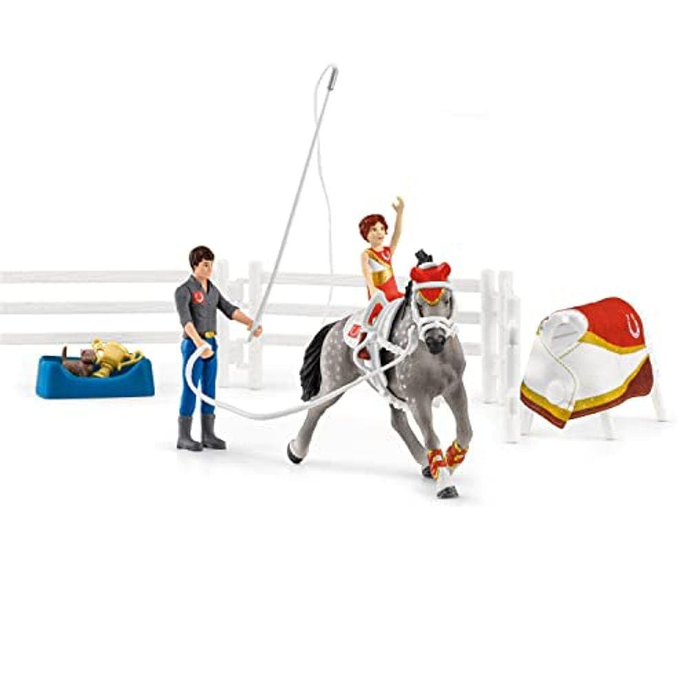 Conjunto Schleich Horse Vaulting, 18 peças, para maiores de 5 anos