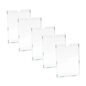 Display Em Acrílico Frontal Quadro De Aviso A4 Kit 5