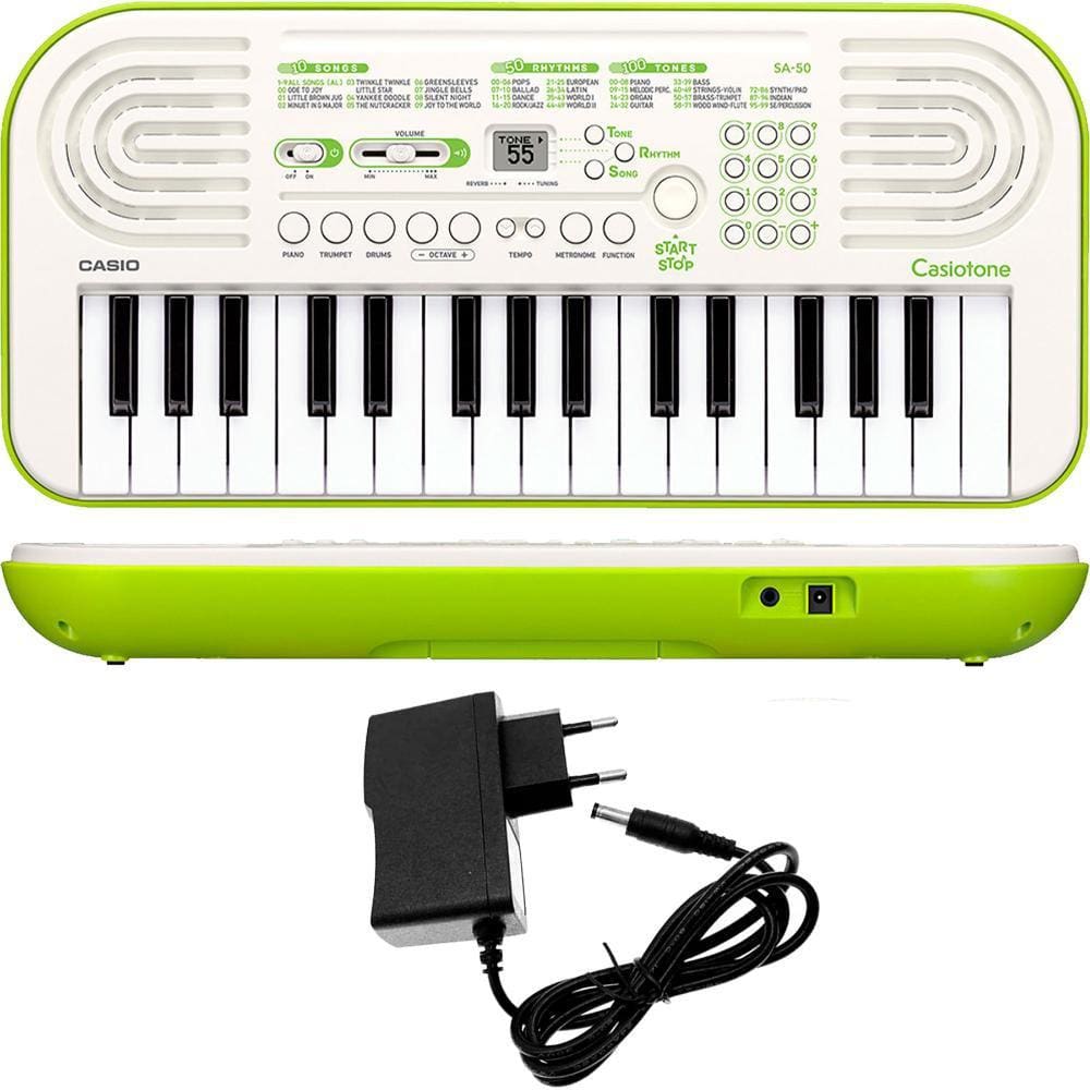 Mini Teclado Musical Infantil Casio SA-51 Casiotone com 32 Teclas