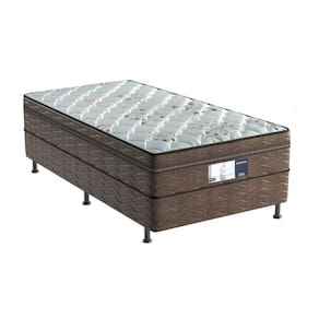 Cama Box Conjugado Colchão Ortopédico D28 Prodormir Advanced Pillow Top Brown (88x188x50) Probel