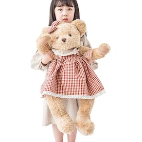 Bonito brinquedo de pelúcia de ursinho de pelúcia de 63 cm (vermelho grande e