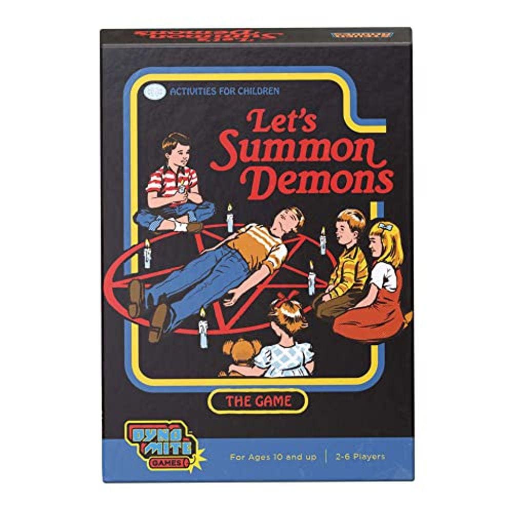 Let`s Summon Demons - Jogo de cartas e dados - 2-5 jogadores - Steven Rhodes - Obra de arte de Dynomite Games