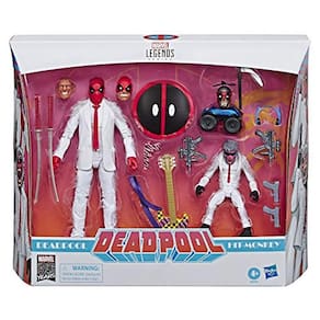 Figuras de ação de Deadpool e Hit-Monkey do 80º aniversário da Marvel