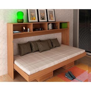 Cama Solteiro Cm8020 Amêndoa - Tecno Mobili