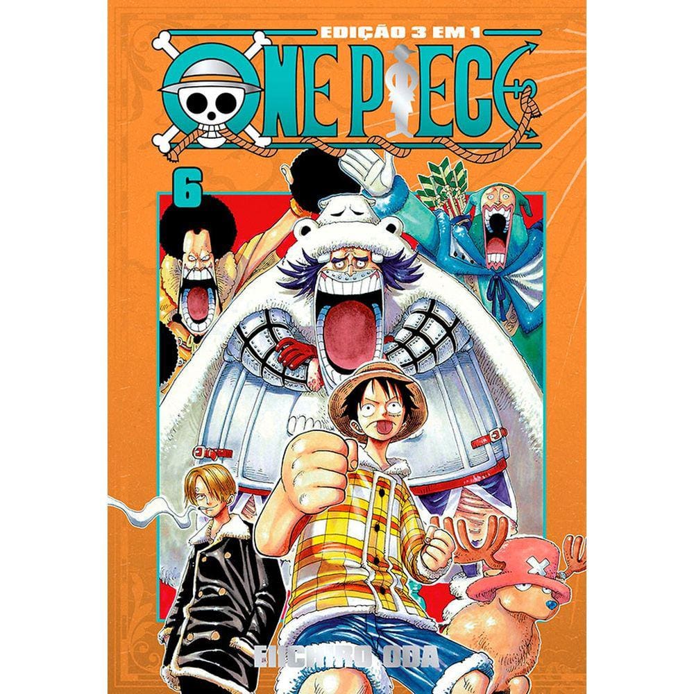 Mangá One Piece 3 em 1 - 04 Panini, mangalivre