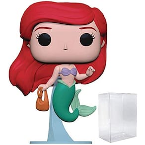 Figura Pop da Princesa Ariel com bolsa e protetor