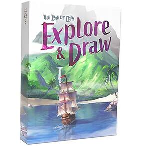 A Ilha dos Gatos: explore e desenhe, mais de 10, 1 a 6 jogadores, 30 a 45 minutos