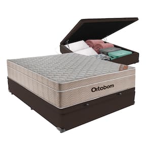 Airtech Colchão Ortobom Viúvo Baú Bege 128cm SpringPocket