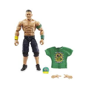 Boneco John Cena Elite, presente posável de 6" para fãs da WWE (maiores de 8 anos)
