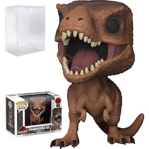 Figura Jurassic Park T-Rex em protetor Pop Box