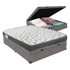 Cama Baú Ortobom Víuvo ISO100 Bege D33 Conforto Firme