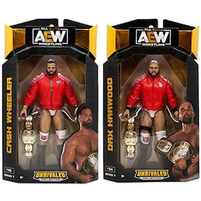7 lutadores AEW Unrivaled - Dax & Cash (conjunto de 2)