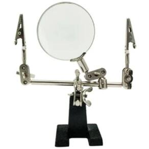Lupa De Bancada Mesa Com Suporte Super Pratico
