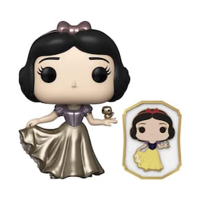 Ultimate Princess Celebration: boneco POP e alfinete da Branca de Neve - FunKon 2021 Shared Ex