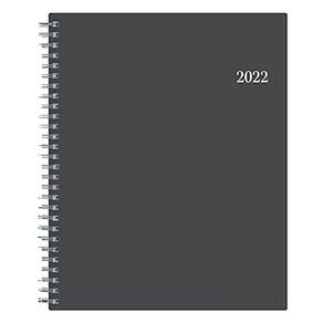 Agenda mensal de passagens para 2022, 20x25cm, Wirebound