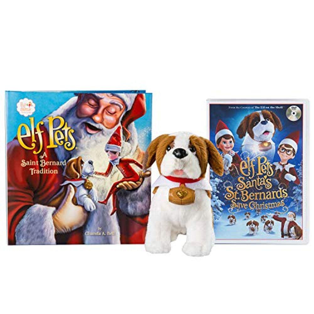 Conjunto de DVD Christmas Tradition Elf Pets São Bernardo