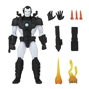Boneco de ação War Machine de 6 polegadas, brinquedo do Homem de Ferro, 6 acessórios, multicolorido