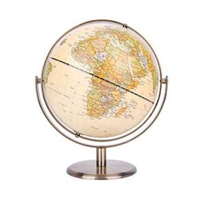 Exerz Globe de 20 cm com arco e base, cor bronzeada