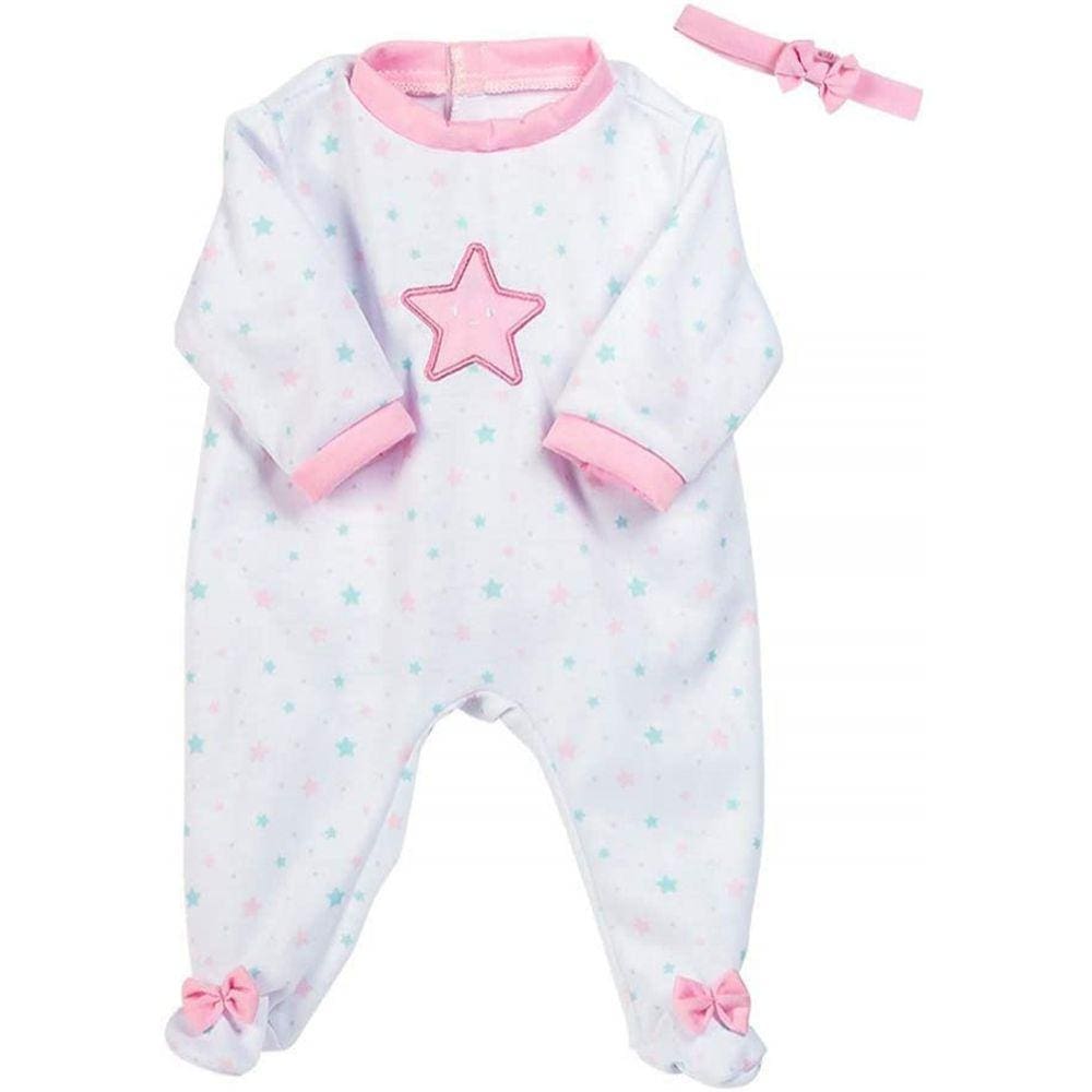 Baby Doll Clothes Fashion Star, serve para bonecas de 16", brancas