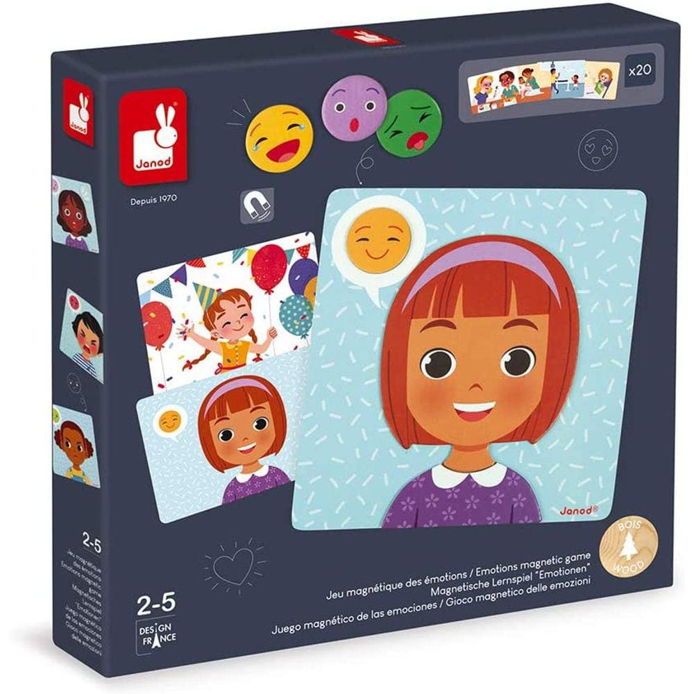 Jogo de emoções magnéticas para maiores de 2 anos (J08038)