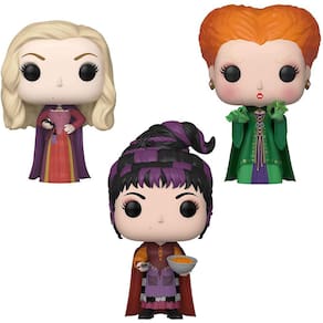 Colecionadores de Pop Hocus Pocus da Disney definem Sarah, Winifred e Mary
