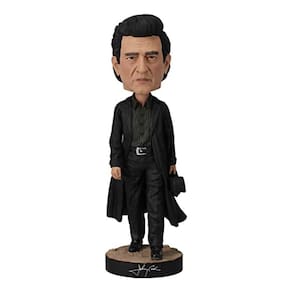 Johnny Cash Bobblehead, figura realista, série exclusiva, detalhes requintados