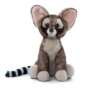 Pelúcia de pelúcia Ringtail Cat, brinquedo de vida selvagem de 30 cm