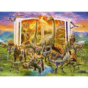 Quebra-cabeça de 300 peças do Dicionário Ravensburger Dino — Peças únicas, ajuste perfeito