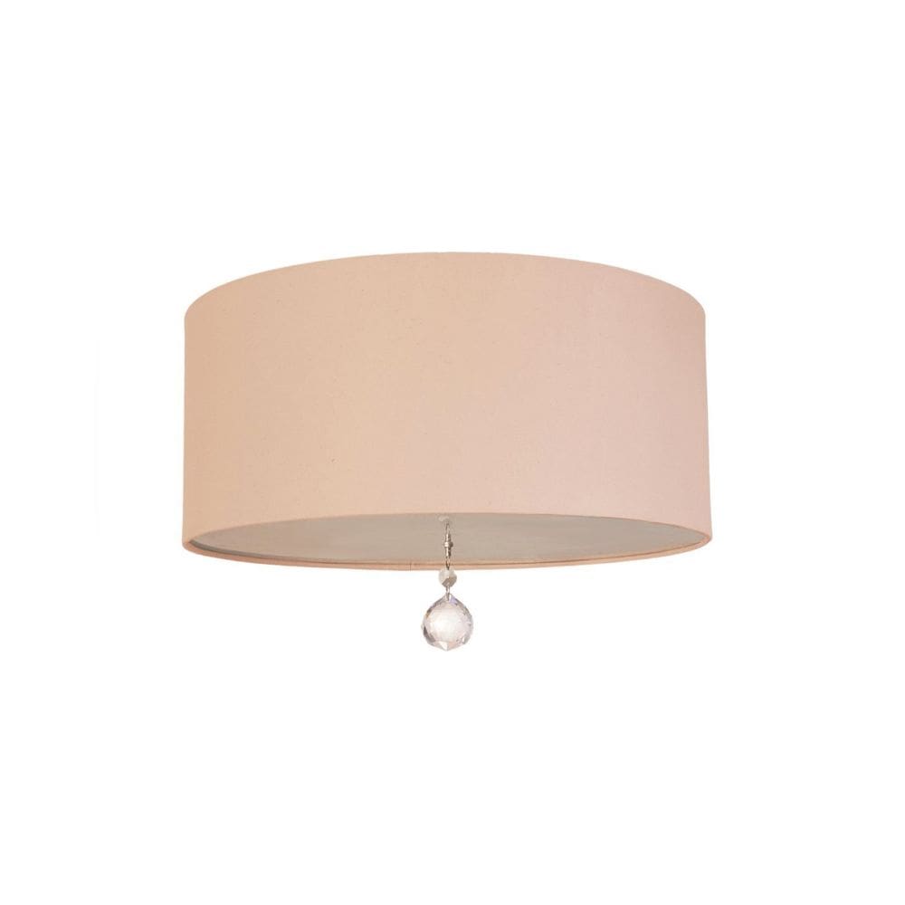 Plafon Redondo 30x30cm Lili 4903 Tom Luz Iluminação Rosa