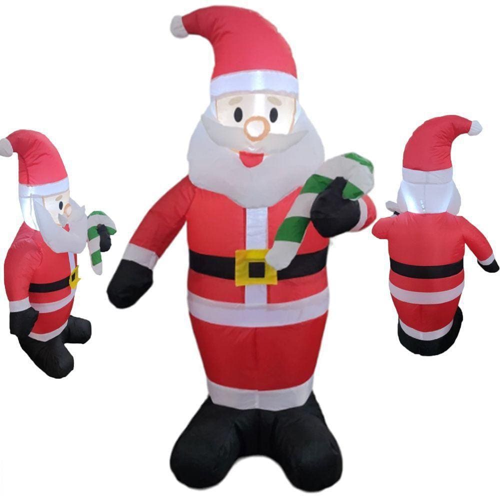 Papai Noel Inflavel Natal 1 Metro 15 Cm Comemoraçao