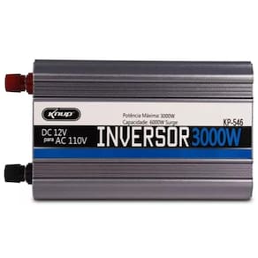 Conversor 12v De Energia 3000w Tranforma Tomadas Em 110v